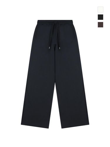 Men's Semi-Wide String Pants [Navy] - ROND&DEMARRER - Modalova