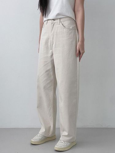 Basic Cotton Pants [2 colors] - muahmuah - Modalova