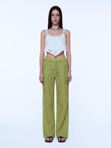 Easy Bootcut Pants [Green] - INSTANTFUNK - Modalova