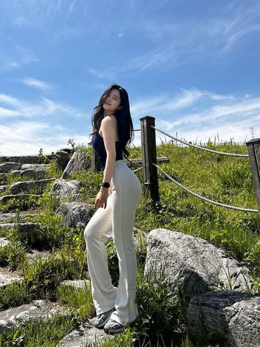DGDP Bootcut Line Pants - Dangledrop - Modalova