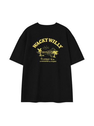 【WACKY WILLY】Sketch graphic short sleeve t-shirt R6499 ktown4u.com : [SUPER JUNIOR_DONGHAE PICK] [Wacky Willy