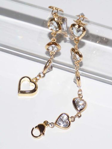 Heart Chain Bracelet (B) - HESTIVO - Modalova