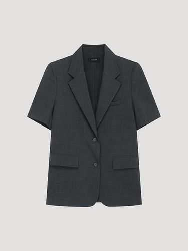 Back Slit Single Two-Button Blazer (AWWJKP21080) [DG] - SISTINA - Modalova