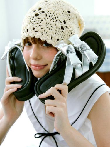 Vlogg Twins Bow Platform 4.5cm Sandals (VS7074) - SPUR - Modalova