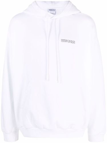 Cotton Hooded Sweatshirt - Marcelo Burlon - Modalova
