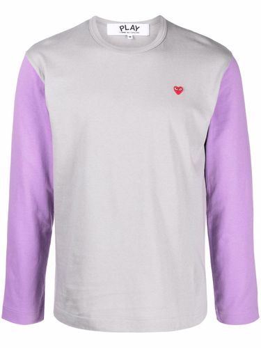 Long Sleeve Small Heart Logo T-shirt - Comme Des Garcons Play - Modalova