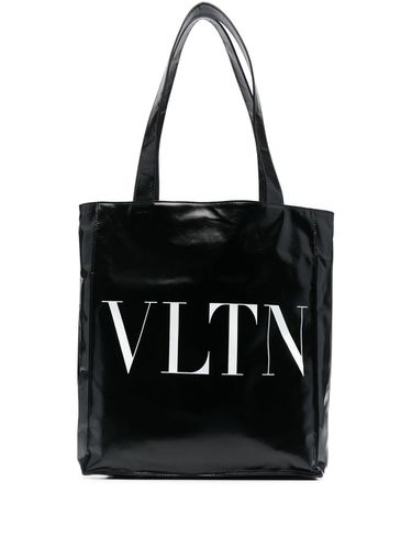 Vltn Soft Leather Tote Bag - Valentino Garavani - Modalova