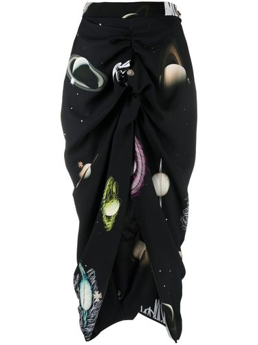 Printed Draped Midi Skirt - Vivienne Westwood - Modalova
