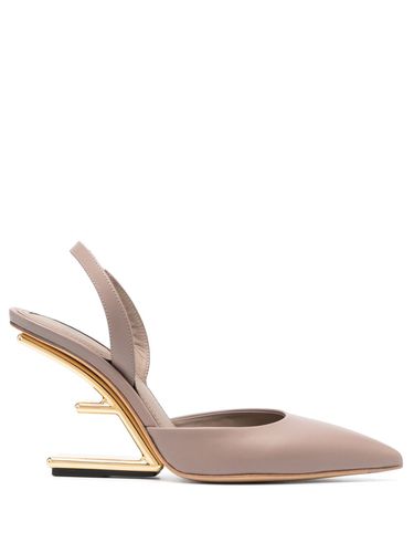 First Leather Slingback Pumps - Fendi - Modalova