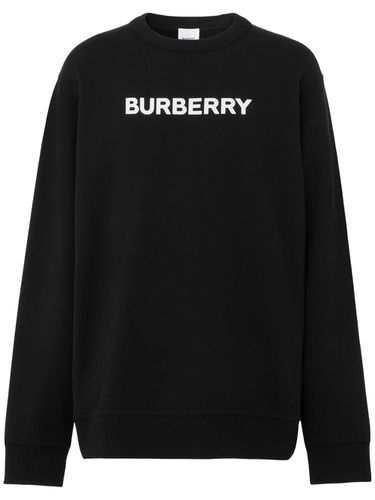 Logo Cotton Crewneck Sweatshirt - Burberry - Modalova