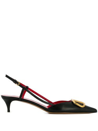 Vlogo Signature Leather Pumps - Valentino Garavani - Modalova