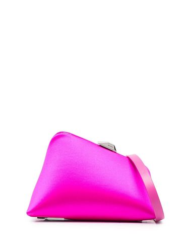 Midnight Satin Clutch Bag - The Attico - Modalova