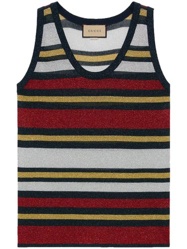 GUCCI - Striped Sleeveless Top - Gucci - Modalova