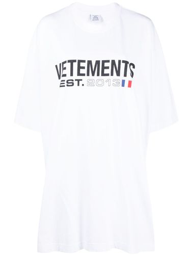 VETEMENTS - Logo Cotton T-shirt - VETEMENTS - Modalova