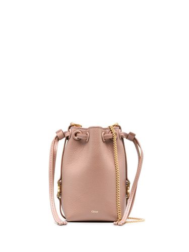 CHLOÉ - Marcie Small Leather Bucket Bag - Chloé - Modalova