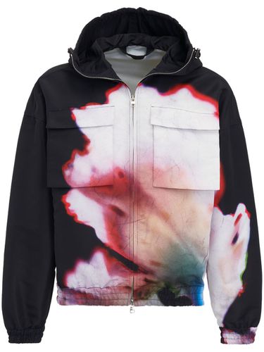 Floral Print Windbreaker Jacket - Alexander McQueen - Modalova