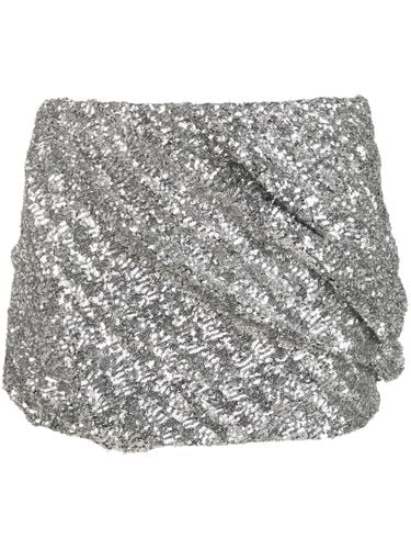 THE ATTICO - Sequin Mini Skirt - The Attico - Modalova