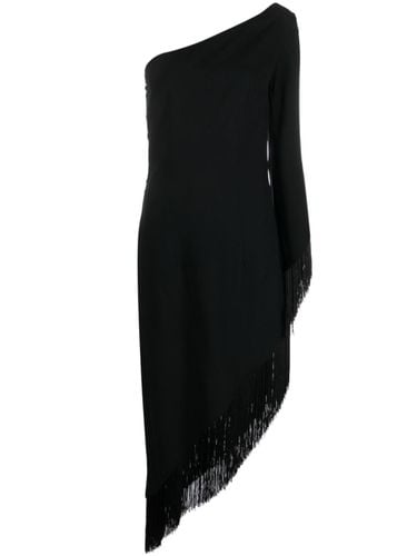 Aventador One-shoulder Fringed Trimmed Crepe Midi Dress - Taller Marmo - Modalova