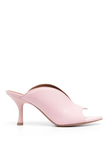 Henri Leather Heel Mules - Malone Souliers - Modalova