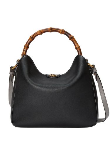 Diana Medium Leather Top Handle Nag - Gucci - Modalova