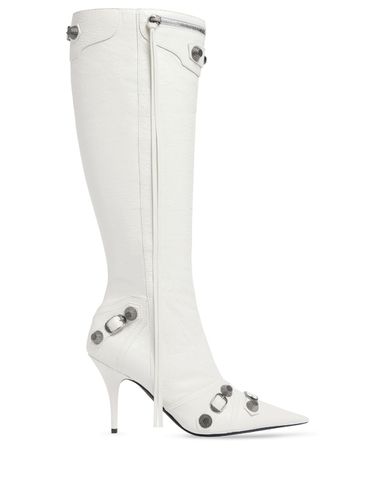 Le Cagole Leather Boots - Balenciaga - Modalova