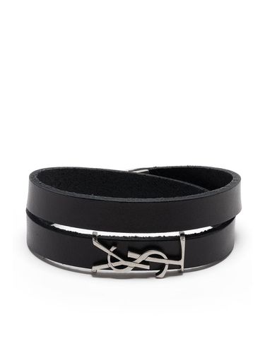 Opyum Leather Double-loop Bracelet - Saint Laurent - Modalova