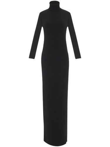 Virgin Wool Long Dress - Saint Laurent - Modalova