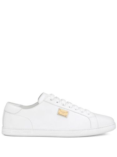 Saint Tropez Leather Sneakers - Dolce & Gabbana - Modalova