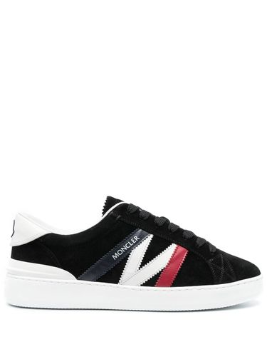 MONCLER - Monaco Leather Sneakers - Moncler - Modalova