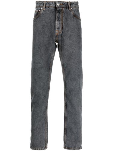 ETRO - Logo Denim Cotton Jeans - Etro - Modalova