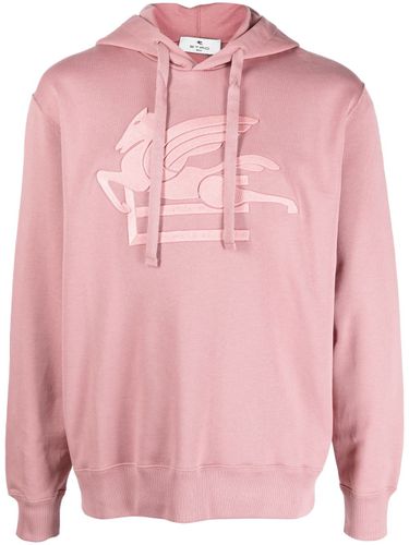 ETRO - Logo Cotton Hoodie - Etro - Modalova