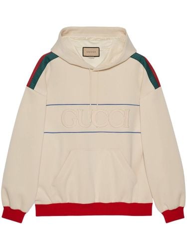 GUCCI - Web Detail Hoodie - Gucci - Modalova