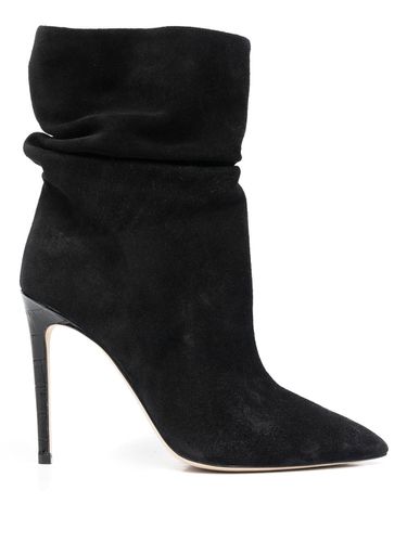 Suede Heel Ankle Boots - Paris Texas - Modalova