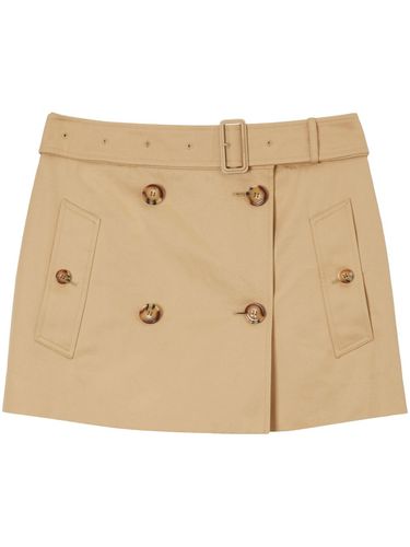 BURBERRY - Cotton Mini Skirt - Burberry - Modalova