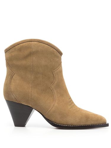 Darizo Leather Ankle Boots - Isabel Marant - Modalova