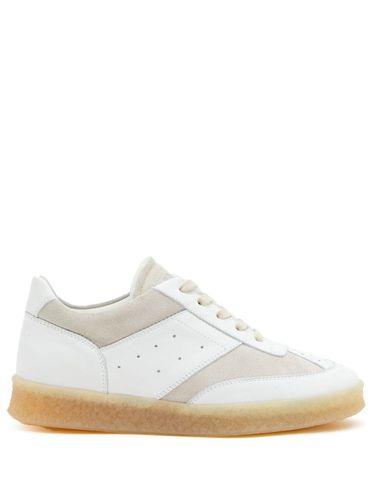 Leather Sneakers - MM6 Maison Margiela - Modalova