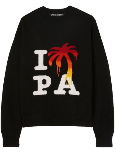 PALM ANGELS - I Love Pa Sweater - Palm Angels - Modalova