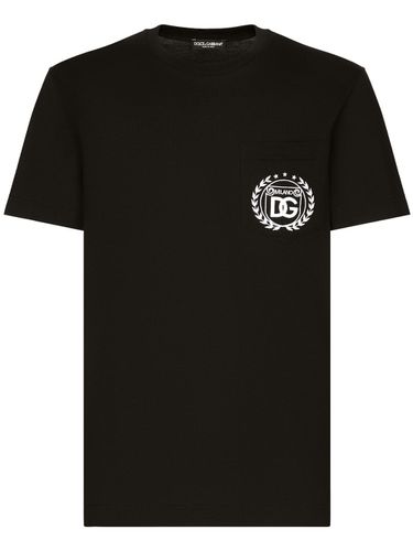 Logo Cotton T-shirt - Dolce & Gabbana - Modalova