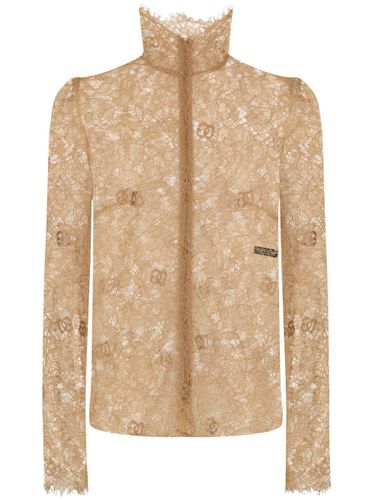 Lace High-neck Blouse - Dolce & Gabbana - Modalova