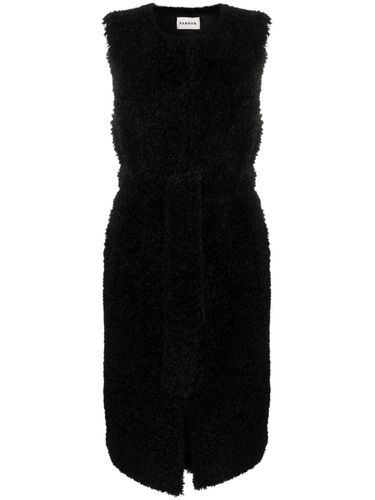 PAROSH - Long Faux Fur Waistcoat - Parosh - Modalova