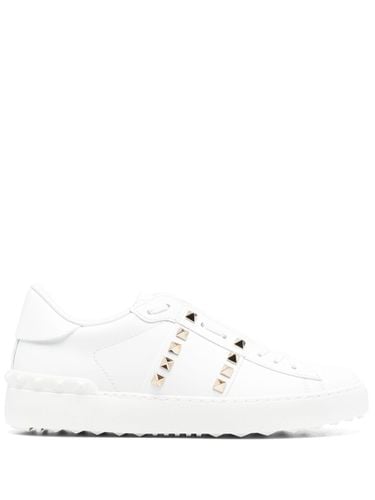 Rockstud Untitled Leather Sneakers - Valentino Garavani - Modalova