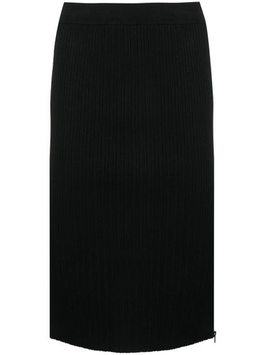 TOM FORD - Zipped Ribbed Silk Skirt - Tom Ford - Modalova