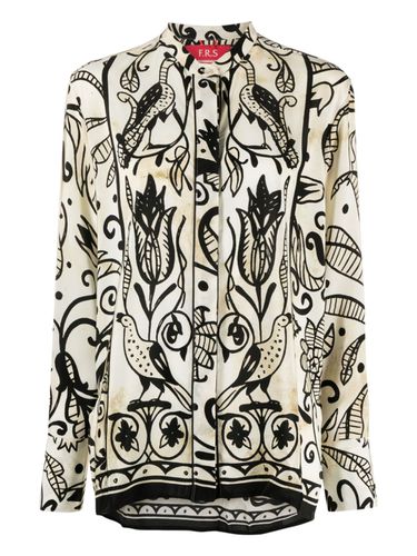 Printed Silk Shirt - For restless sleepers - Modalova