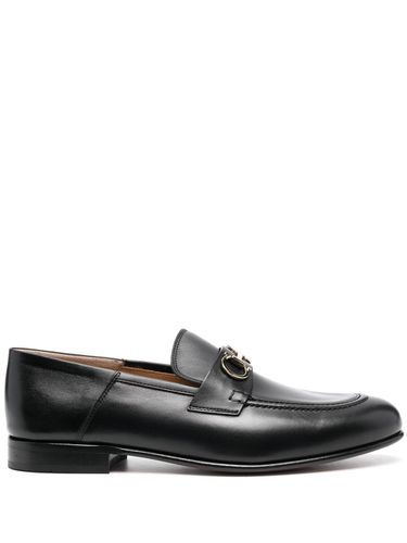 FERRAGAMO - Gancini Leather Loafers - Ferragamo - Modalova