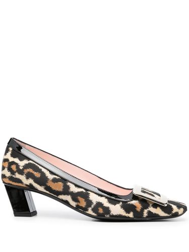 Belle Vivier Leopard Patent Leather Pumps - Roger Vivier - Modalova