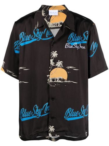 BLUE SKY INN - Logo Viscose Shirt - Blue Sky Inn - Modalova