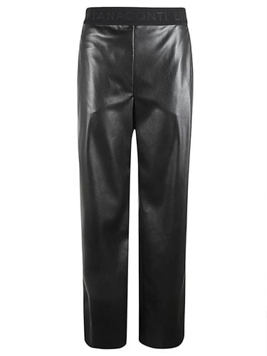 Faux Leather Trousers - Liviana Conti - Modalova