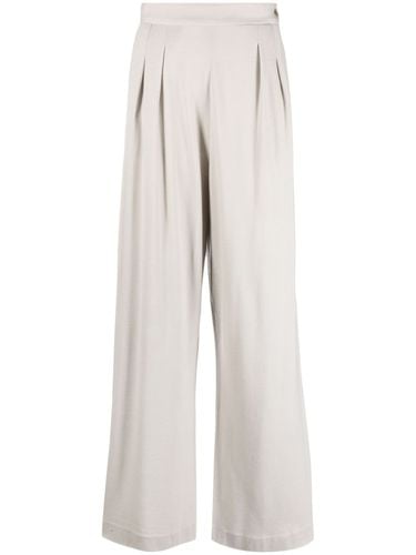 Wide Leg Wool Trousers - Fabiana Filippi - Modalova