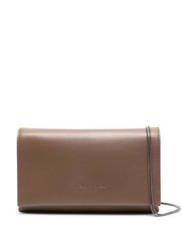 Leather Crossbody Bag - Brunello Cucinelli - Modalova