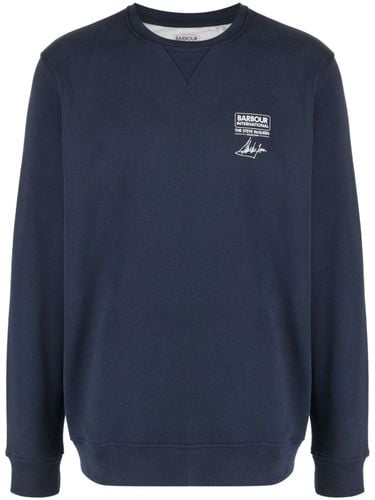 Watch Logo Cotton Sweatshirt - Barbour - Modalova